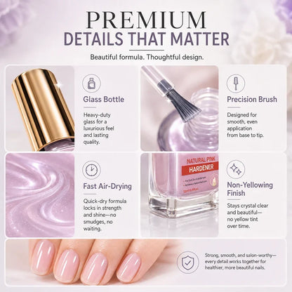 🔥Last Day Buy 1 Get 1 Free $ 9.99 Each🔥✨Lilac Glossy Mirror Nail Strengthener