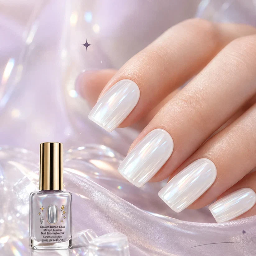 🔥Last Day Buy 1 Get 1 Free $ 9.99 Each🔥✨Lilac Glossy Mirror Nail Strengthener